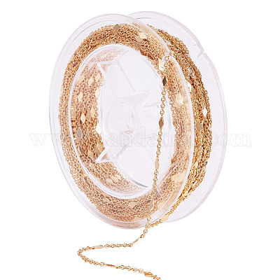 Brass Link Chains&nbsp;CHC-T007-01G-1