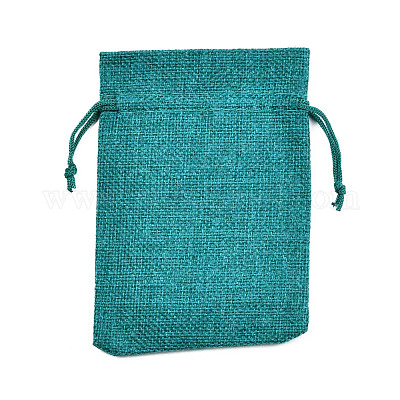 Burlap Packing Pouches Drawstring Bags&nbsp;ABAG-Q050-10x14-17-1