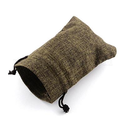 Burlap Packing Pouches Drawstring Bags&nbsp;ABAG-Q050-7x9-05-1