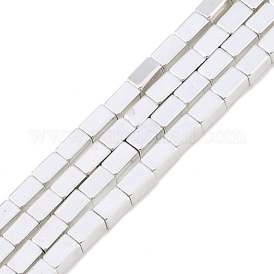 Electroplated Synthetic Non-magnetic Hematite Beads Strands&nbsp;G-C156-01S-1