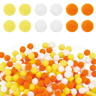 Pom Pom Glitterati PandaHall - 100 Palline Da 25mm Per Lavoretti Fai Da Te E Decorazioni