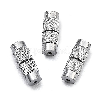 Column Brass Screw Clasps&nbsp;KK-M143-01-1