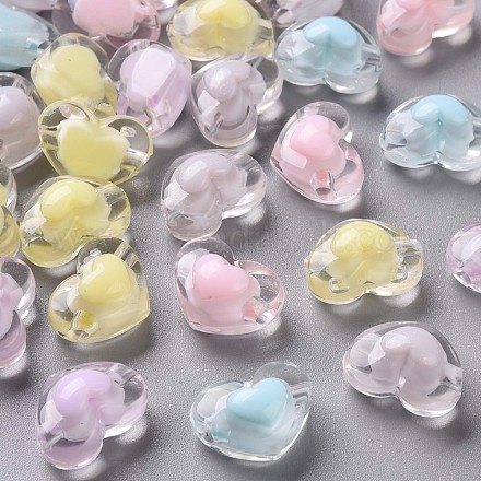 Transparent Acrylic Beads&nbsp;X-TACR-S152-08A-1