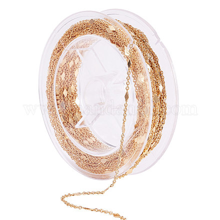 Brass Link Chains CHC-T007-01G-1