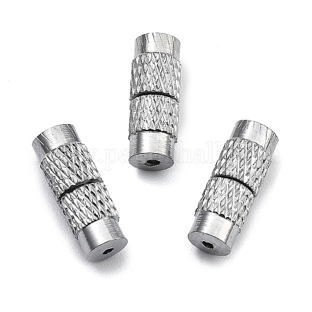 Column Brass Screw Clasps&nbsp;KK-M143-01-1