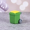 Resin Mini Model, Micro Landscape Dollhouse Accessories, Pretending Prop Decorations, Furniture & Appliances, Lime Green, 22x22mm