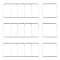 Square Brass Linking Rings, Silver Color Plated, 10x10x1mm