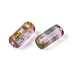 Picasso Transparent Glass Bugle Beads&nbsp;SEED-N010-02E-2