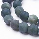 Natural Moss Agate Beads Strands&nbsp;G-F520-58-6mm-3