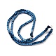 Electroplated Natural Lava Rock Beads Strands&nbsp;G-A256-B01-02G-3