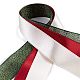 9 Yards 3 Styles Christmas Theme Polyester & Polycotton Ribbons Sets&nbsp;SRIB-A015-01A-03-2