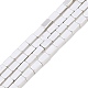Electroplated Synthetic Non-magnetic Hematite Beads Strands&nbsp;G-C156-01S-1
