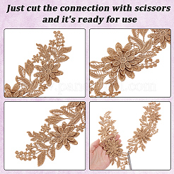 2 Pairs Polyester Clothing Patches&nbsp;DIY-GF0013-19C