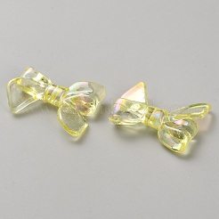 UV Plating Iridescent Transparent AB Color Plated Acrylic Beads&nbsp;TACR-WH0029-01C