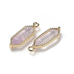 Natural Amethyst Faceted Double Terminal Pointed Pendants&nbsp;G-G181-05G-02
