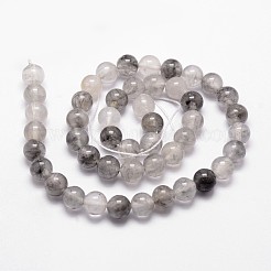 Natural Cloudy Quartz Beads Strands&nbsp;X-G-D840-69-8mm