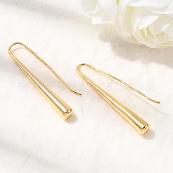 Brass Teardrop Dangle Earrings&nbsp;X-EJEW-C158-01G