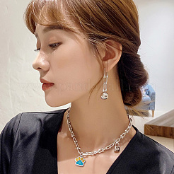 Alloy Enamel Pendants&nbsp;ENAM-TAC0001-06D