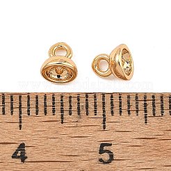 SHEGRACE Brass Bead Cap Pendant Bails&nbsp;XGRQ6M831-912G