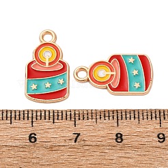 Christmas Alloy Enamel Pendants&nbsp;ENAM-K080-01D-G