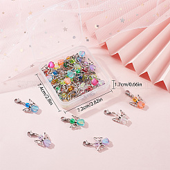 Eco-Friendly Transparent Acrylic Pendants&nbsp;PALLOY-SC0004-15