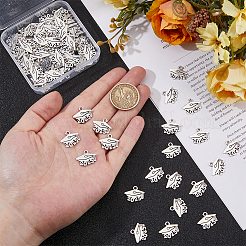 100Pcs Tibetan Style Alloy Pendants&nbsp;FIND-DC0007-27AS