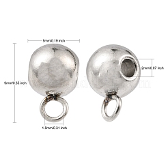 Tarnish Resistant 304 Stainless Steel Tube Bails&nbsp;STAS-F143-20P