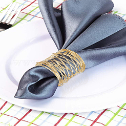 4Pcs Alloy Hollow Napkin Rings&nbsp;AJEW-LP0002-66G