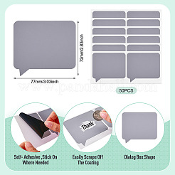 50Pcs Coated Scratch Off Film Password Sticker&nbsp;DIY-TA0015-46B
