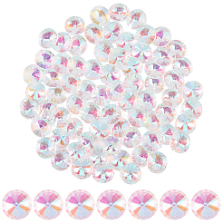 80Pcs Transparent Faceted Glass Connector Charms&nbsp;GLAA-SP0001-88A-01