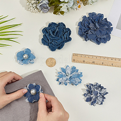 6Pcs 6 Styles Cloth Ornament Accessories&nbsp;DIY-CY0003-19