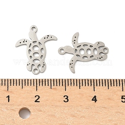 Ocean 201 Stainless Steel Laser Cut Sea Animals Connector Charms&nbsp;STAS-P428-03A-P
