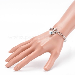 Lampwork Charm Bracelets&nbsp;BJEW-JB06191