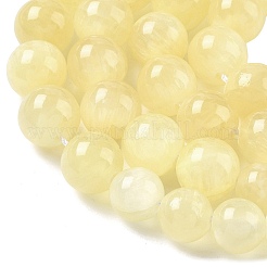 Natural Golden Silk Jade Graduated Beads Strands&nbsp;G-F830-A02-01
