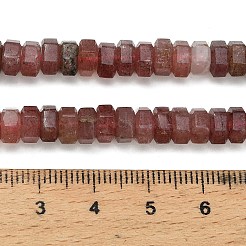 Natural Strawberry Quartz Beads Strands&nbsp;G-G317-A09-3x6mm