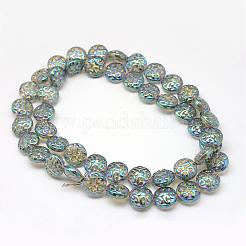 Electroplate Glass Beads Strands&nbsp;EGLA-Q063-04