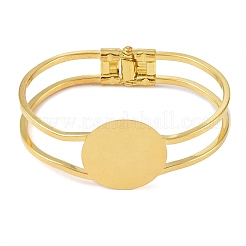 Brass Bangle Making&nbsp;BJEW-K156-01G