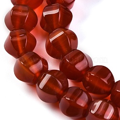 Dyed & Heated Natural Carnelian Beads Strands&nbsp;G-G177-I01-01