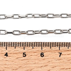 2.5MM 304 Stainless Steel Paperclip Chain Necklaces for Women Men&nbsp;NJEW-A054-03P