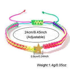 Adjustable Polyester Thread Braided Bracelets&nbsp;QM0575