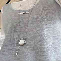 Alloy Pendant Cable Chain Necklaces for Women&nbsp;WG8C0D7-01