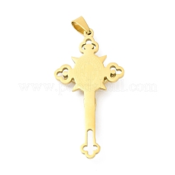 PVD Vacuum Plating 304 Stainless Steel Big Pendants&nbsp;STAS-D052-03G