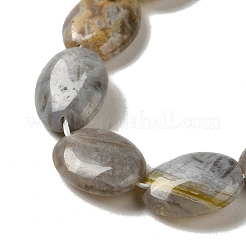Natural Bamboo Leaf Agate Beads Strands&nbsp;G-NH0014-B01-02
