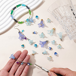 32Pcs 8 Style 2 Colors Acrylic Pendants&nbsp;PALLOY-SW00099