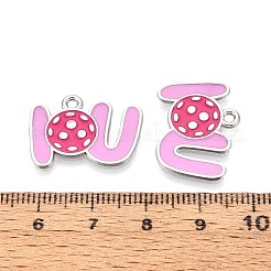 Alloy Enamel Sports Pendants&nbsp;ENAM-T022-74P