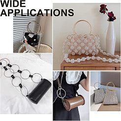 Round/Circular Ring Iron Bag Handles&nbsp;LS-FIND-WH0003-97A