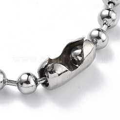 304 Stainless Steel Ball Chain Necklaces&nbsp;CHS-F009-01H-45cm-P