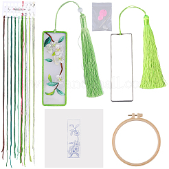 DIY Bookmarks Embroidery Starter Kit&nbsp;DIY-WH20816-004C