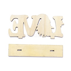 Natural Wood Desktop Ornament&nbsp;DJEW-C007-02