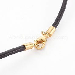 Leather Cord Necklace Making&nbsp;MAK-L018-06B-02